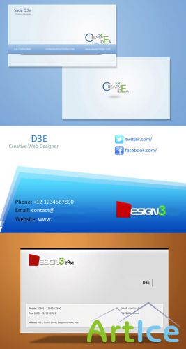 Modern Business Card Pack for Photoshop