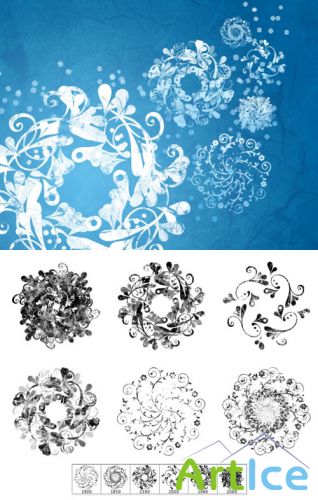 Frosted Flakes Brushes Set for Photoshop