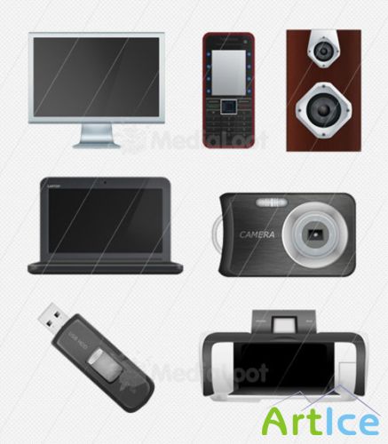 Free Tech & Home Office Icons - MediaLoot
