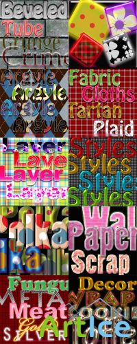 New Photoshop Text Layer Styles Pack 31