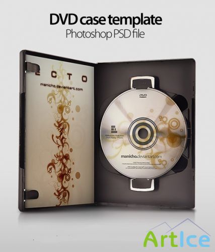 Dvd Case Art Psd for Photoshop