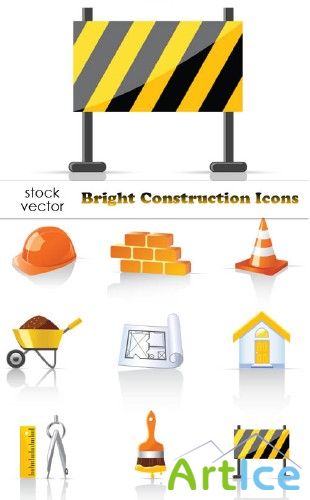 Vectors - Bright Construction Icons