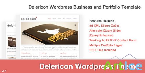 ThemeForest - Delericon Business/Portfolio Template Wordpress - Original File