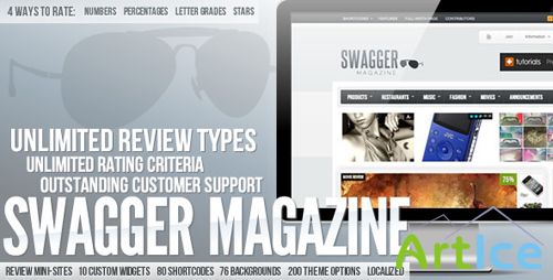 ThemeForest - SwagMag - Magazine / Review Theme v1.7 for Wordpress 3.x