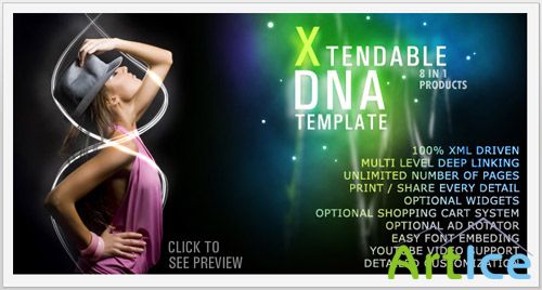 ActiveDen - Extendable DNA Website Template (reuploaded)