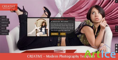 ThemeForest - Creative - Modern Photography Template - Rip
