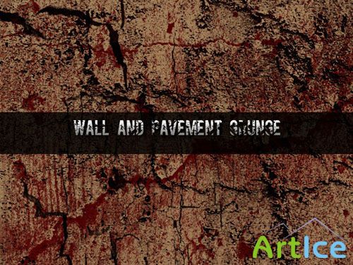 Brushes for Photoshop - Walls and Pavement Grunge