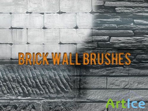 Brick Wall Brushes for Photoshop
