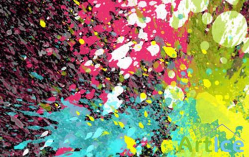 Color Explosion Brushes for Photoshop
