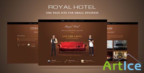ThemeForest - Luxury hotel or small business one page template - RiP