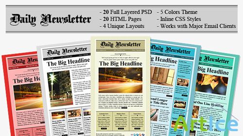 ThemeForest - Daily Newsletter HTML Email Template - Retail
