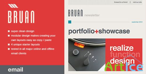 ThemeForest - Bruan Email Template - RiP
