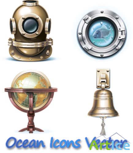 Ocean Icons Vector
