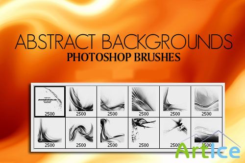 Abstract Background Brushes Set for Photoshop