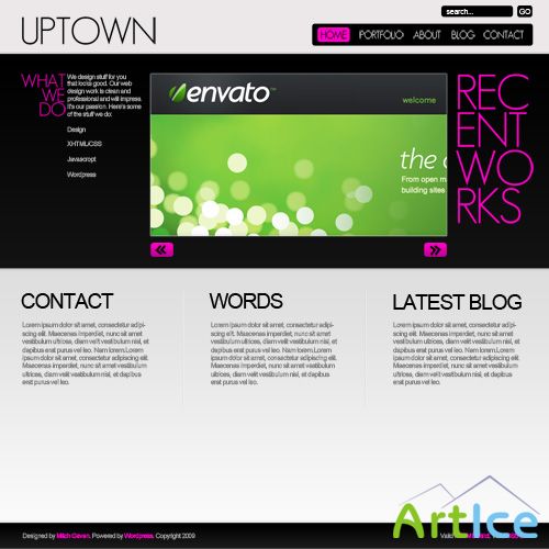 ThemeForest - UpTown Wordpress Theme - Retail (reuploaded)