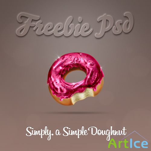 Doughnut Psd File for Photoshop
