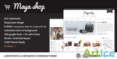 ThemeForest - MayaShop - A Flexible Responsive e-Commerce Theme