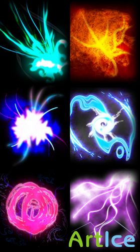 Abstract Lighting Set pack for Photoshop