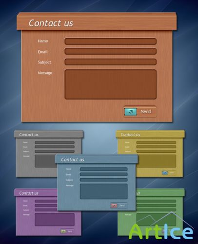 Website Form Background Skyoffice psd for Photoshop