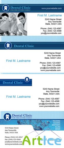 Dentist Business Cards psd for Photoshop