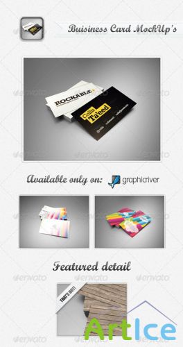 GraphicRiver - Business Card MockUp's 237496