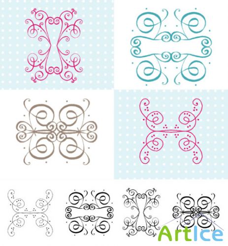 Swirly Whirlies Brushes Set for Photoshop