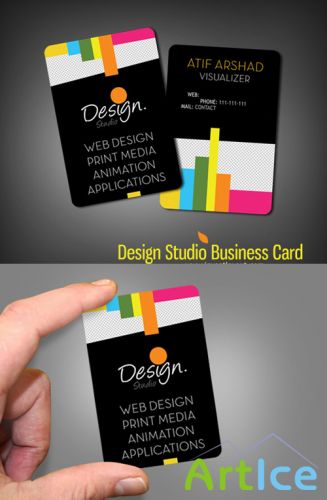 Design Studio Business Card for Photoshop