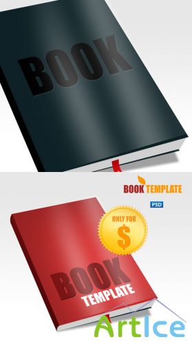 Book Template Psd for Photoshop