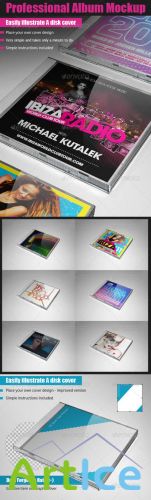 GraphicRiver - Professional Album Mockup 269647