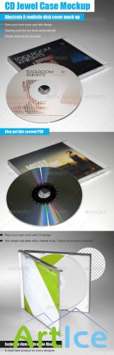 GraphicRiver - CD Jewel Case Mockup 262693