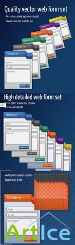 Quality Vector Web Form Set