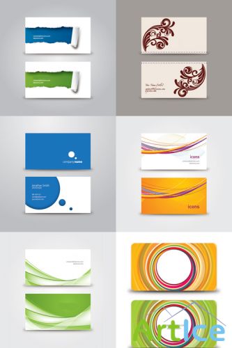 Vectors Business Cards Collection for Photoshop