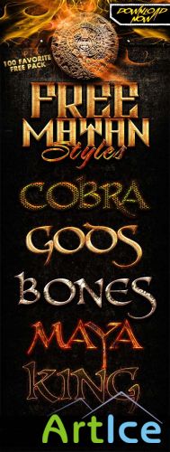 Mayan Text Styles for Photoshop
