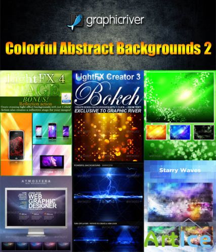 GraphicRiver Colorful Abstract Backgrounds Pack 2