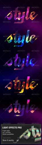 Ligth Effects Pro for Photoshop - GraphicRiver