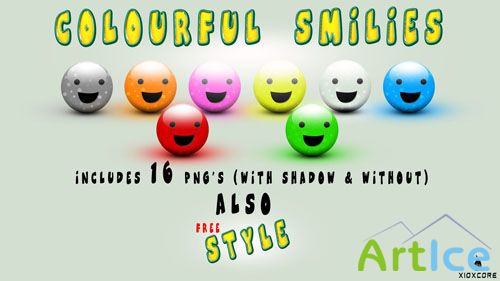 Colourful Smilies Pack