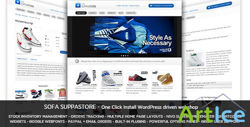 ThemeForest - Sofa SuppaStore - WordPress driven webshop (Reupload)