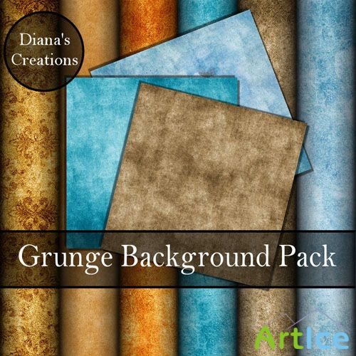 6 Grunge Background Pack
