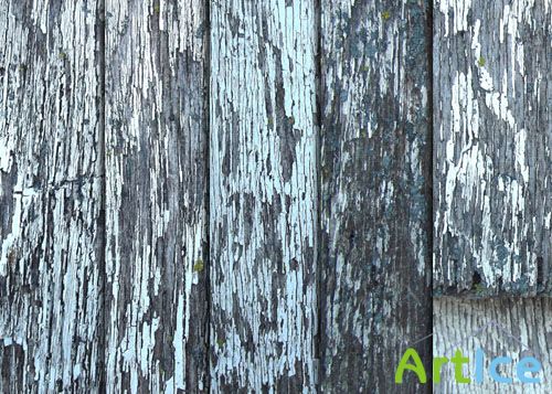 Textures - Old White Weathered Wood