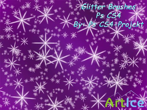 Brushes for Photoshop - Glitter Ps CS4