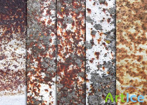 Textures - White Rusty Metal