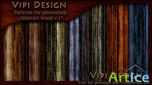 Patterns for Photoshop - Abstract wood v.1