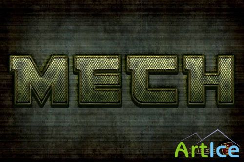 Mech-Inspired Text Effect in Photoshop