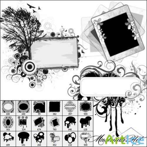 Frame Brushes for Photoshop Pack 2