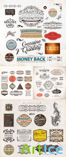 Vintage labels & elements