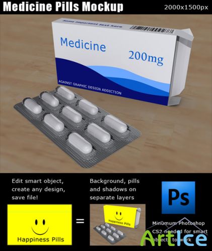 Pills Mockup Template