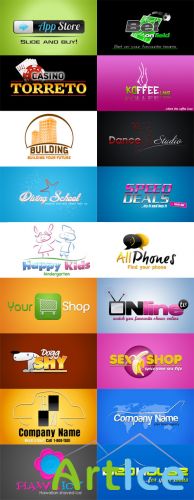 Logo Bundle For Different Business Lines PSD