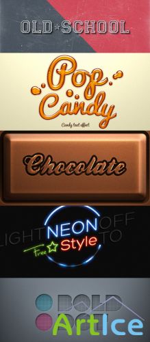 Collection of Text Effect for Photoshop