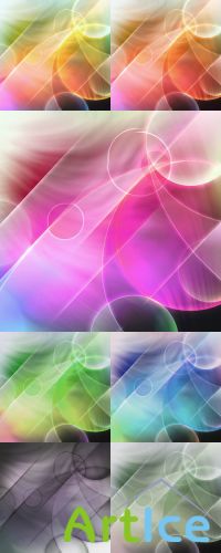 Psd Backgrounds for Photoshop - Circles and straight lines