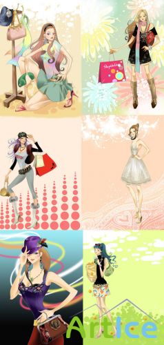 Collection Lovely Psd Girl Source Pack 3 for Photoshop
